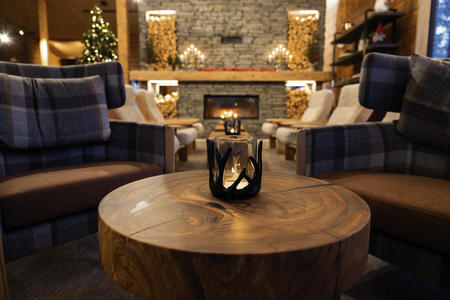 Gemütliche Abendstimmung im Restaurant