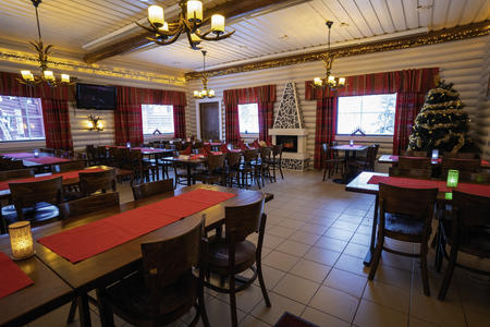 Restaurant im Santa Claus Holiday Village