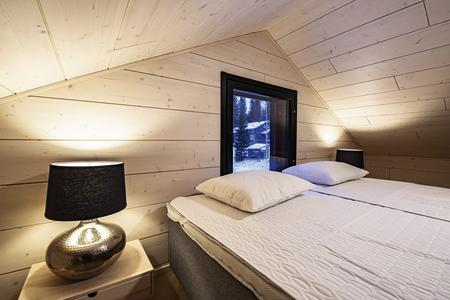 Schlafzimmer oben, Ferienhaus mit zwei Schlafzimmern (c) Riekko Lodge