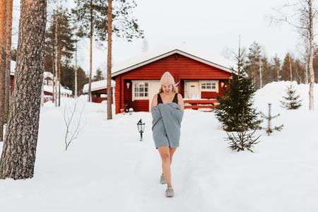 Sauna und Eisschwimmen