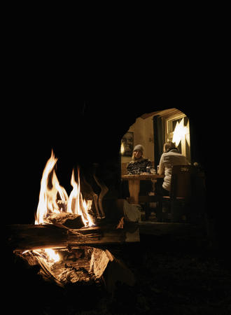 Entspannter Abend im Basecamp