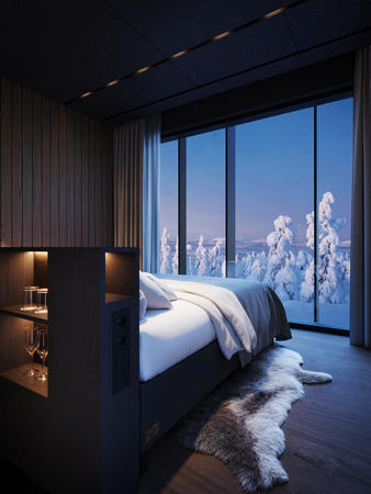 Aussicht aus dem Schlafzimmer, Deluxe Zimmer 