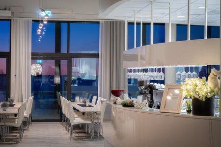 Abendstimmung im Restaurant