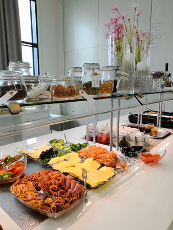 Frühstücksbuffet im Restaurant