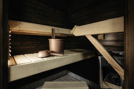 Sauna, Zimmer mit Loft